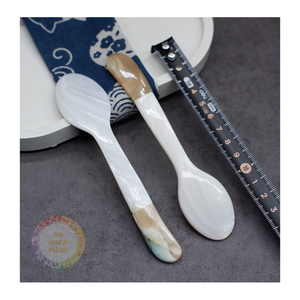Mother of Pearl Shell Spoon Bulk - Stylish, Durable, and <b>Food</b>-Safe Cutlery for Fine Dining and Gifting - Product Image 4