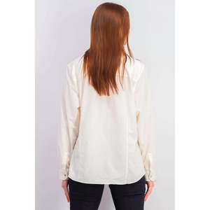 Camicia in Velluto a Coste Bianca da Donna Charter Club, Stile Vintage Ricamato Casual, Taglie S, M, XL per Autunno e Primavera - Product Image 2