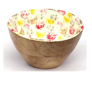 Cuenco de madera impreso esmaltado, vajilla de madera Natural, cuencos multifunción de cocina, tamaño personalizado, superventas, ensaladera de madera - Product Image 1