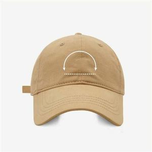 Gorra de béisbol sin estructura de 6 paneles de algodón 100% de alta calidad, nuevo diseño, sombrero Vintage para papá con logotipo bordado 3D personalizado - Product Image 1