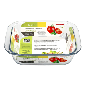 Teglia Quadrata in Vetro, 1,1 Litri, 18x18 cm. - Product Image 3
