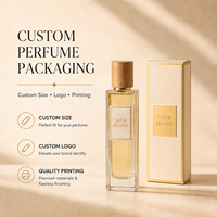 Scatola per Confezione Profumo su Misura a Prezzo di Fabbrica, Stampa CMYK, Cartone Pieghevole per Bottiglie di Fragranze, Vendita all'Ingrosso