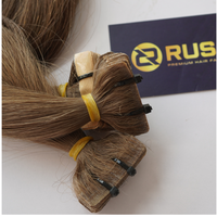 Extensions de cheveux naturels vietnamiens vierges de haute qualité, cuticules alignées, super double drawn, invisibles, à bandes adhésives