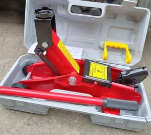 Cric de sol hydraulique compact et portable en alliage d'aluminium de 2 tonnes pour garages et ateliers de réparation, plage de levage 5.3 - Product Image 2