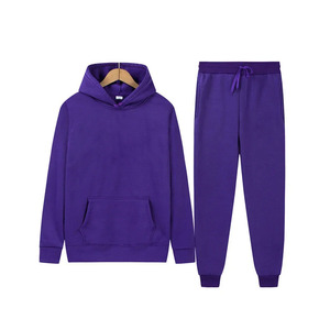 Logo de broderie personnalisé OEM ODM vêtements d'hiver 100% coton survêtement vendeur vêtements de sport surdimensionnés hommes femmes taille XL survêtement - Product Image 4