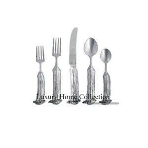 Designer Brass Made Flatware Handmade Tabletop Dining Decor Gold Color Mirror Polish Silverware Cutlery Set Spoon <b>Fork</b> & Knife - Product Image 4