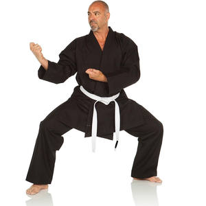 Kimono de karaté léger personnalisé avec logo pour les arts martiaux, uniforme en coton respirant et renforcé, coupe flexible, pour l'entraînement au dojo - Product Image 6