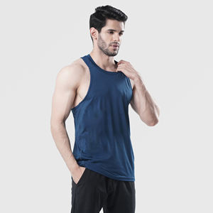 2025 nuevo diseño de alta calidad personalizado 100% algodón entrenamiento gimnasio camiseta sin mangas para hombres ropa deportiva transpirable con decoración de botones - Product Image 3