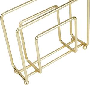 Porte-serviettes en métal plaqué or nouveau dernier rond de serviette en métal pour la décoration d'événements disponible au prix le plus bas - Product Image 4