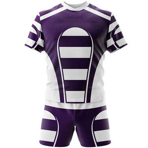 Conjuntos de Camisetas de Rugby de Nailon/Cachemira Transpirables con Diseño Personalizado y Logotipo de tu Equipo, Ecológicas, de Secado Rápido y Antibacterianas - Product Image 1