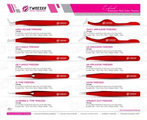 Pince à épiler japonaise en acier inoxydable testée à la main outils de beauté de maquillage facile à ramasser les cils minces facilement - Product Image 6