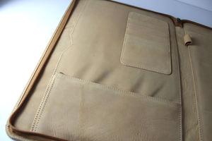 Porte-documents professionnel en cuir, produits de classement de luxe personnalisés, fournitures de bureau, porte-documents en cuir A4 - Product Image 6