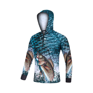 Sublimation vêtements de pêche en gros qualité conception personnalisée chemise de pêche homme vêtements chemises 2024 chemise - Product Image 4