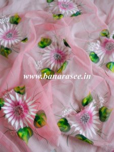 Saree de seda Kota Doriya tejido a mano tradicional de calidad superior con blusa para Niñas Ropa de fiesta directa de la India - Product Image 3