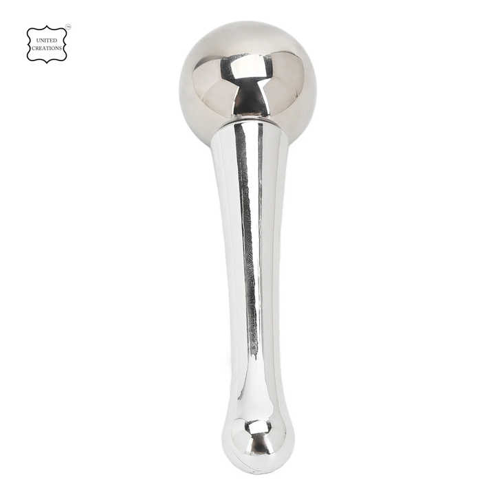 New Arrival Stainless Steel 3D Face Roller Pen-Shape Anti-Aging Anti-Aging Gua Sha Facial Massager for Skincare Facial Massager