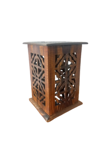 Lámpara de mesa de madera hecha a mano tradicional en tamaño personalizado, hermosa lámpara de mesa artesanal, lámpara de mesa artesanal - Product Image 4