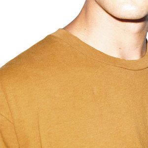 2025 camisetas de algodón 100% de gran tamaño Premium para hombre, ropa de calle lisa en blanco, fabricante de camisetas de punto de poliéster/algodón OEM - Product Image 6