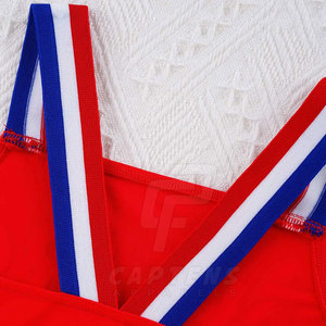 Vente directe d'usine Uniforme de pom-pom girl sans manches Nouveau style de vêtements de sport Uniforme de pom-pom girl - Product Image 3