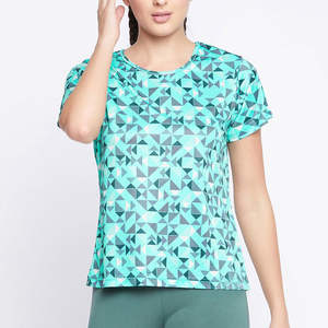 Camiseta de Manga Corta para Mujer, Sublimada, al por Mayor, de Lona, con Estampado Veraniego para la Temporada de Invierno - Product Image 1