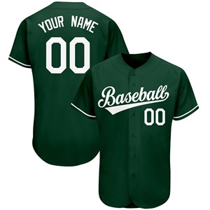 Maillot de baseball respirant à col en V et manches courtes pour homme, 220g, imprimé par transfert thermique, personnalisable, le plus vendu en gros 2025 - Product Image 5