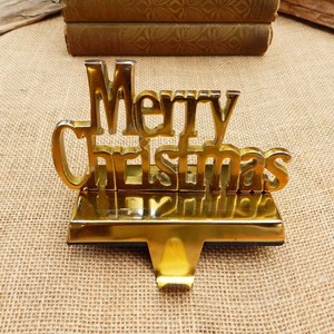 Ornements Décor En Gros Prix Bas Métal Mur Cintre Crochet Meilleur Vendeur Décor En Aluminium JOY Mots Bas Titulaire pour Noël - Product Image 5