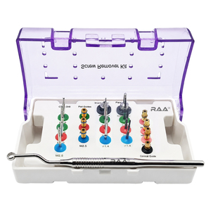 ชุดเครื่องมือถอดสกรูหักสำหรับรากฟันเทียมไฟฟ้า R.A.A.INTERNATIONAL RAA-104 ได้รับการรับรองมาตรฐาน CE ระดับ I ชุดดอกสว่าน 23 ชิ้น - Product Image 1
