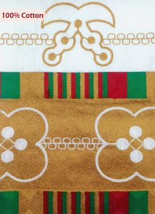 Tissu jacquard en coton de style ethnique avec des motifs culturels traditionnels pour la confection de vêtements de mode et la création de vêtements - Product Image 3