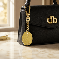 Collier avec pendentif plaqué or, logo gravé au laser personnalisé, bijoux de marque de luxe, OEM ODM