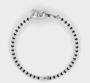 Bracelet Clara Leaf Diamond en argent sterling 925, style ethnique pour femmes, plaqué rhodium, certifié IGI, diamants cultivés en laboratoire - Product Image 2
