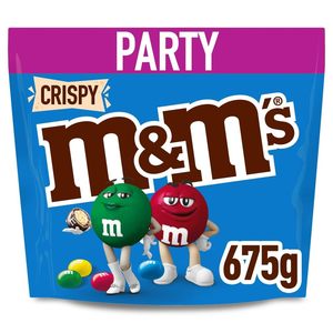 M&M's Crispy Chocolate Louses, chocolat au lait avec cœur croustillant, chocolat en vrac pour les fêtes, cadeau chocolaté, 1 x 675g - Product Image 4