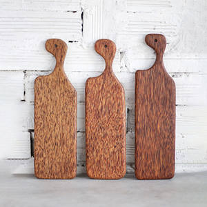 Assiettes en bois de noix de coco naturelle pour le fromage de sushi de nourriture servant des plateaux en bois de coco à bas prix - Product Image 2