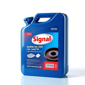 Signal Blue RAL 5005 20L Fuel Canister 0.9mm Steel Sheet L345xW165xH470mm VALPRO <b>Storage</b> <b>Box</b> & <b>Bin</b> - Product Image 3