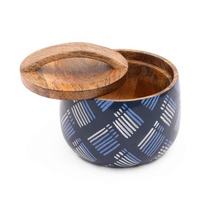 Solid Mango Wooden <b>Bowls</b> <b>With</b> <b>Lid</b> Natural Color Handmade <b>Serving</b> <b>Bowl</b> for Kitchenware Dinnerware Tabletop Countertop Wood <b>Bowls</b> - Product Image 6