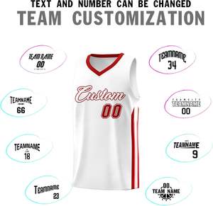 Maillot de basket-ball léger 100% polyester de qualité supérieure chemise grande taille à séchage rapide vêtements de basket-ball imprimés avec logo personnalisé - Product Image 4