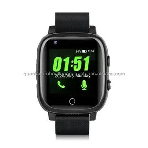 GPS ติดตาม smartwatch QC V4 T5S 4G โทรวิดีโอผู้สูงอายุ GPS smartwatch อุปกรณ์สวมใส่ได้สําหรับขายจากอินเดีย
