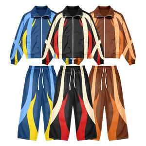 Chaqueta Deportiva con Capucha para Hombre, Diseño de Camuflaje, Bloques de Color Personalizados, con Cremallera, de Poliéster, Resistente al Viento - Product Image 1