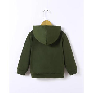 2025 suéter informal bordado de alta calidad con capucha de manga larga para niños algodón orgánico transpirable primavera otoño al aire libre - Product Image 2