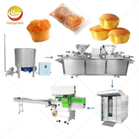 Machine à gâteaux ORME, machine industrielle à cupcakes, processus automatique, petite ligne de fabrication de gâteaux chiffon