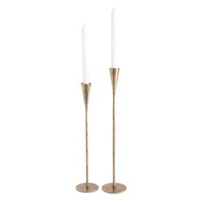 Portavelas de Metal de Diseño Elegante, Acabado en Latón Antiguo, Diseño Texturizado, Elegante Accesorio de Decoración para Mesa, Excelente Precio - Product Image 6