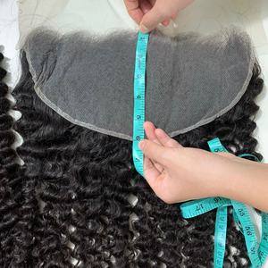 El mejor encaje frontal de cabello virgen crudo alineado con cutícula al por mayor 13X4 13X6 HD cabello humano vietnamita - Product Image 2