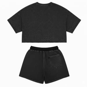 Relaxed Fit <b>Men</b> Leisure <b>Set</b> Soft Knit <b>Short</b> Sleeve <b>Top</b> <b>and</b> Matching <b>Shorts</b> Casual Home Wear <b>SHORTS</b> <b>Set</b> for <b>Men</b> - Product Image 2