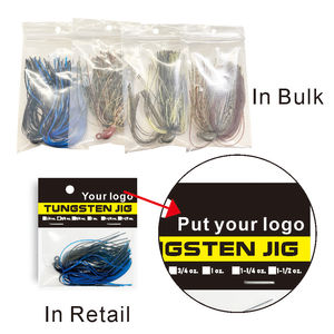 Esca <span class=keywords><strong>Artificiale</strong></span> in Tungsteno con Gonna in Gomma, Spinner Bait Galleggiante in ABS, Azione Vivace per la Pesca di Spigole, Marlin e in Acque Salate - Product Image 4