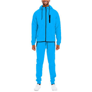 Survêtements à glissière pour hommes de qualité supérieure Logo personnalisé unique Tendance Mode Facile à sécher Coupe-vent Respirant Ensembles de tarifs d'usine - Product Image 2
