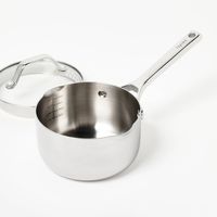 Creuset en acier inoxydable haute pureté 99,95 % pour températures élevées, 30 ml, 50 ml, 100 ml, écologique, pour analyse thermique en laboratoire avec couvercle