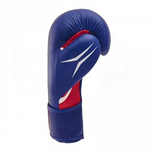 Guantes de boxeo profesionales de cuero auténtico 100%, guantes de entrenamiento ganadores de diseño personalizado con características de perforación, cuero PU - Product Image 3