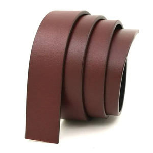 Ceinture en cuir pour hommes, sangle à boucle automatique personnalisée sans boucle, ceinture d'affaires de ceinture automatique en cuir de vachette - Product Image 3