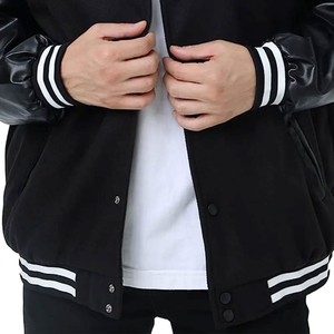 Comfortable High Quality Custom Varsity Jacket for Women and Men Breathable Lightweight <b>Canvas</b> Lettermen Jacket - Product Image 5