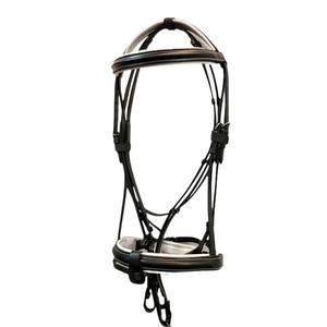 Ensemble d'équipement d'équitation réglable et abordable de style suédois confortable en cuir véritable fait à la main - Product Image 1