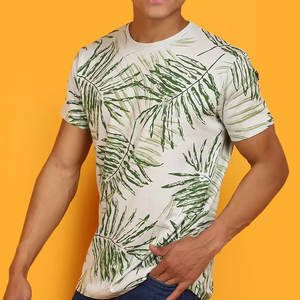 High Street Style Cotton Polyester Ringer Men T Shirt Short Sleeve Solid Color Plain <b>Blank</b> Wholesale Men T Shirts - Product Image 2