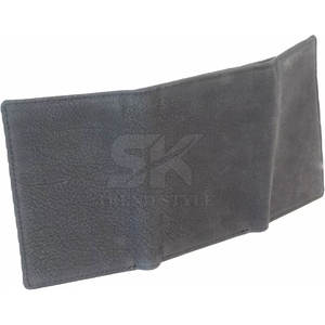 Custom Size Business Men's Leather Single Shade <b>Trifold</b> <b>Wallet</b> Good Price Men's Leather Single Shade <b>Trifold</b> <b>Wallet</b> - Product Image 3